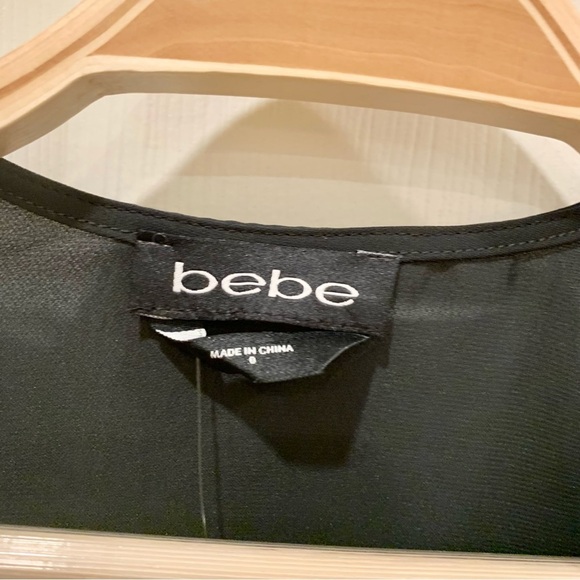 Black Chiffon V-Neck Surplice High-Low Top​ - Picture 5 of 6